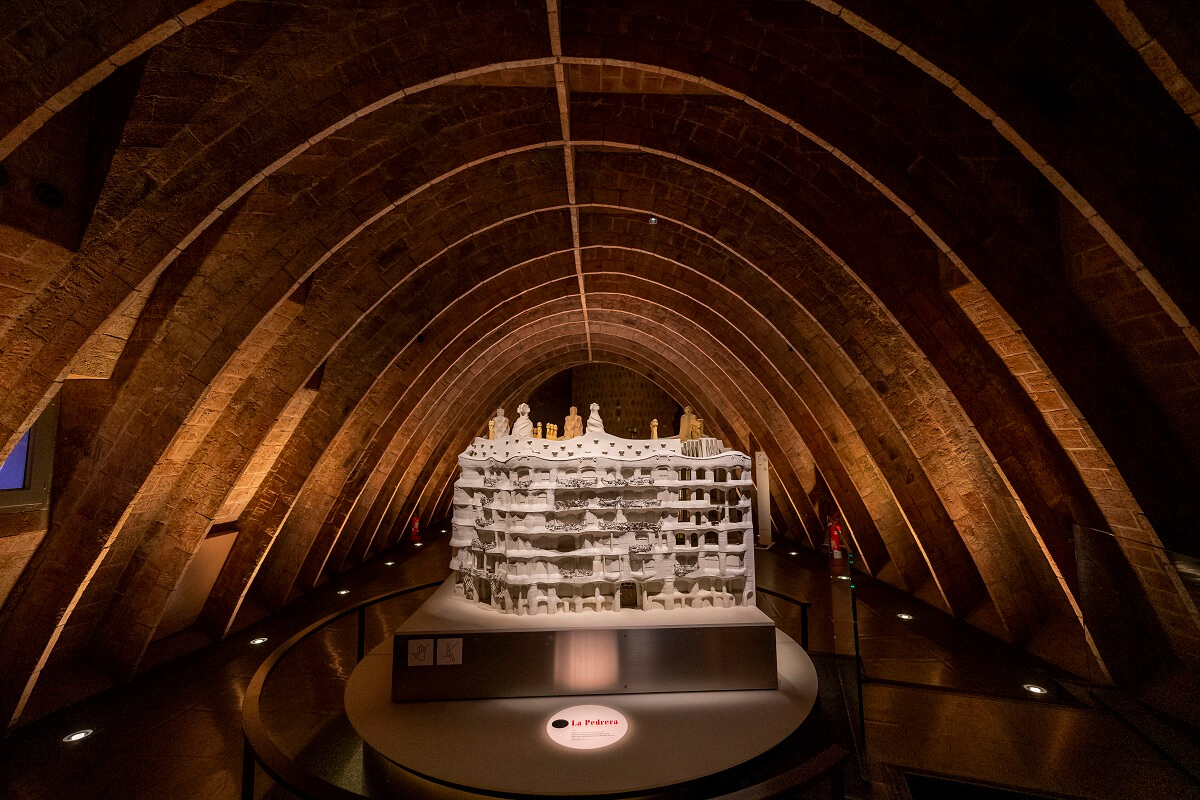 visite pedrera maquette grenier